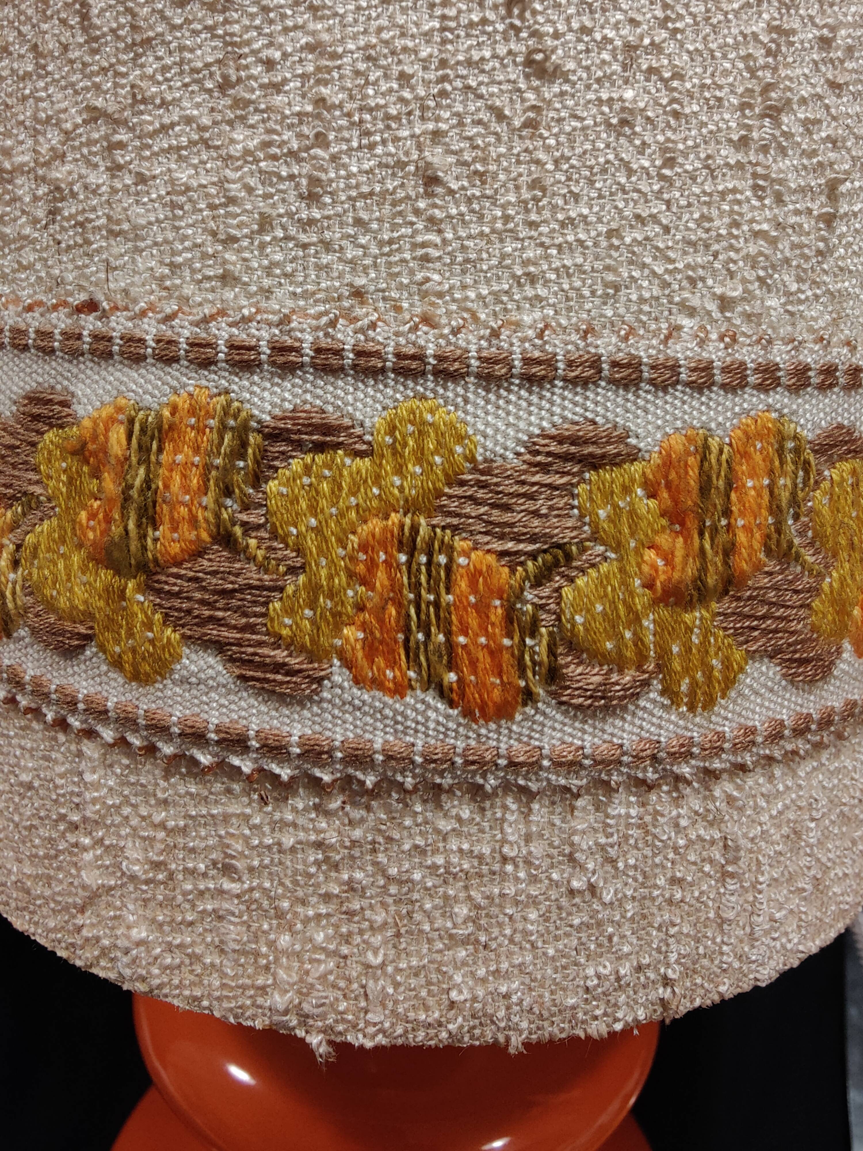 Vintage orange lamp from the 70s