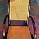 Rocking chair. Bent wood and cane.