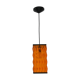 Plexiglas orange hanging lamp 60/70