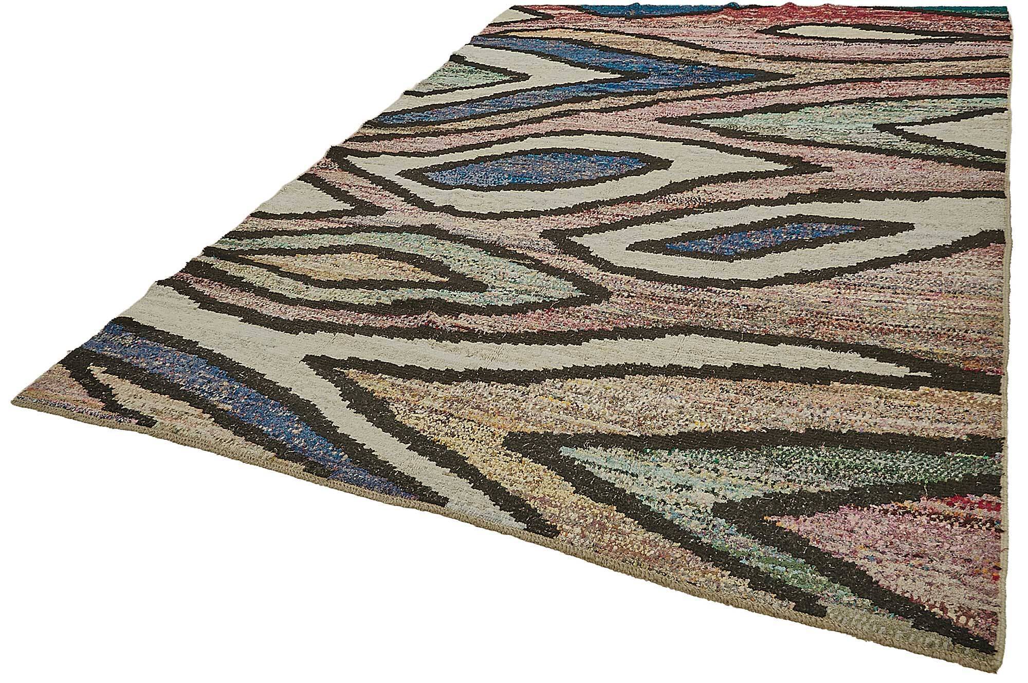 Handwoven Turkish Recycled Boho Rug 250 cm x 345 cm