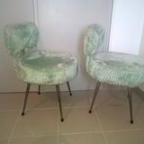 Pair of moumoute armchairs