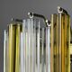 Crystal prism chandelier in Murano glass by Venini, 1970s.