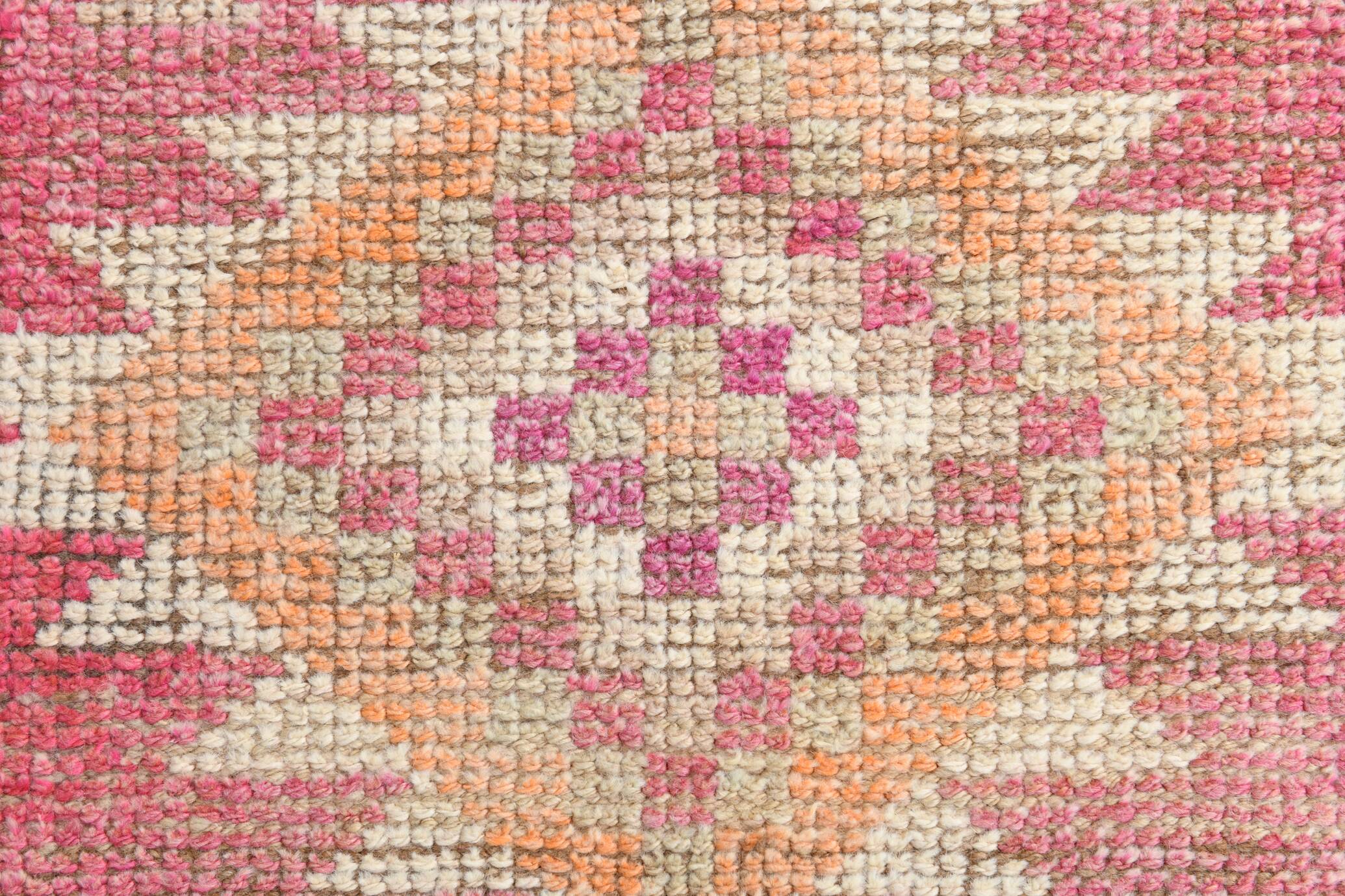 3x10 Rug For Kitchen Pink Turkish Runner Rug, 86x321Cm SK 18318