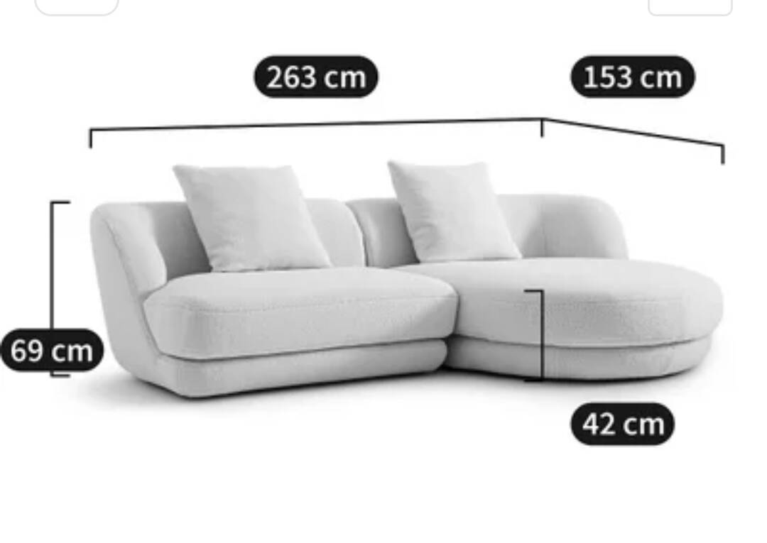 Corner sofa by Emmanuel Alessio (AM/PM exclusive)