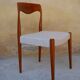 Set of 6 chairs Scandinavian teak by Niels Otto Møller