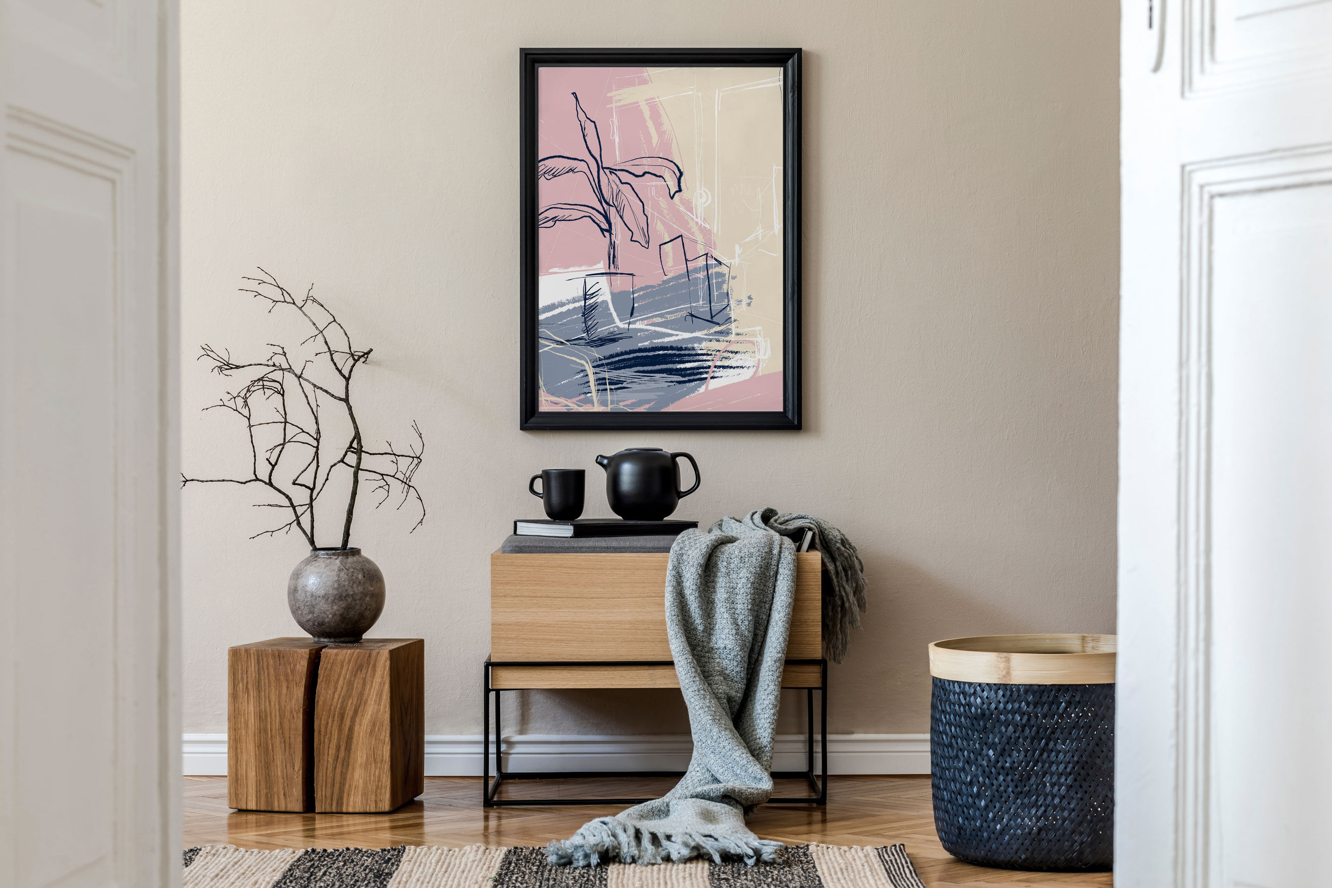 Indoor Studies - A3 signed art print, unframed