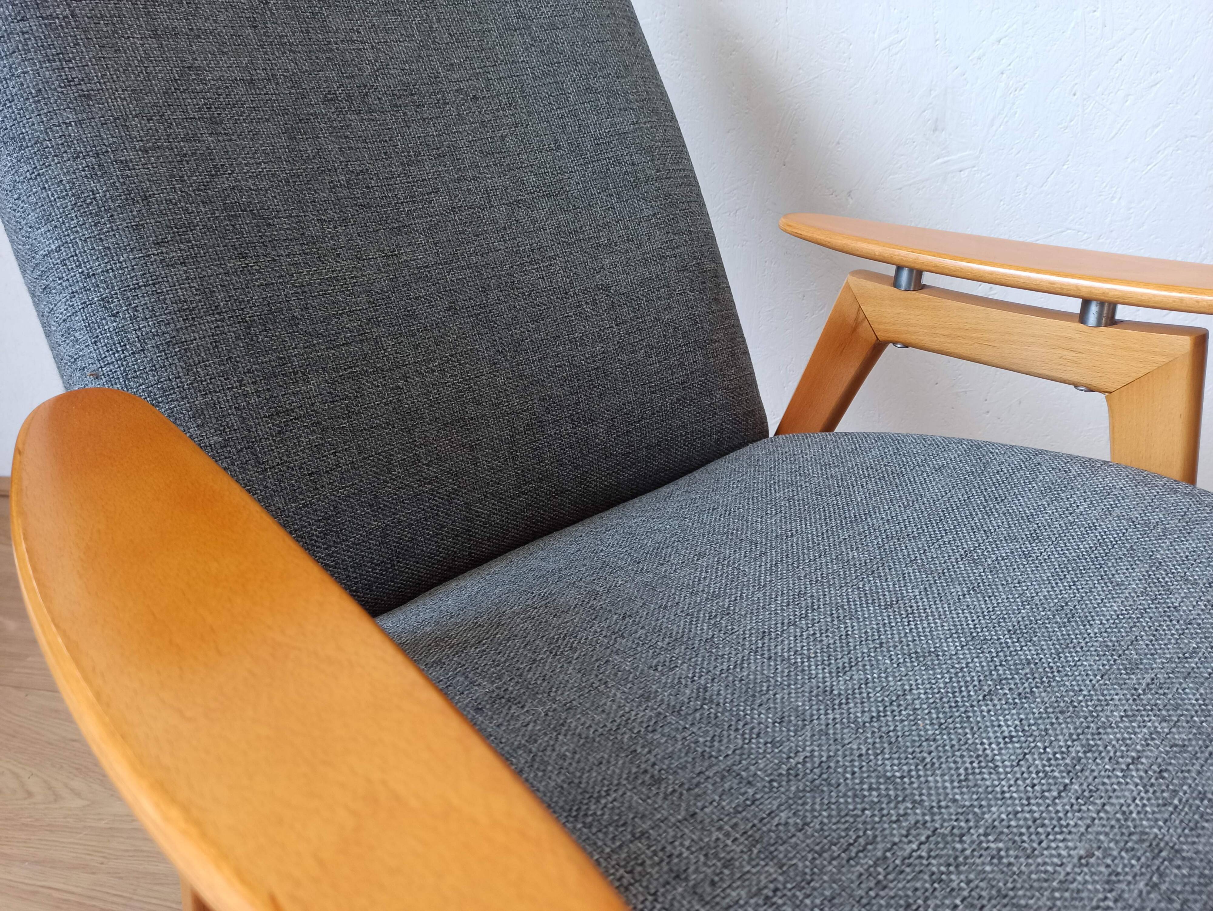 Designer armchair by J. šmidek, 1970s.