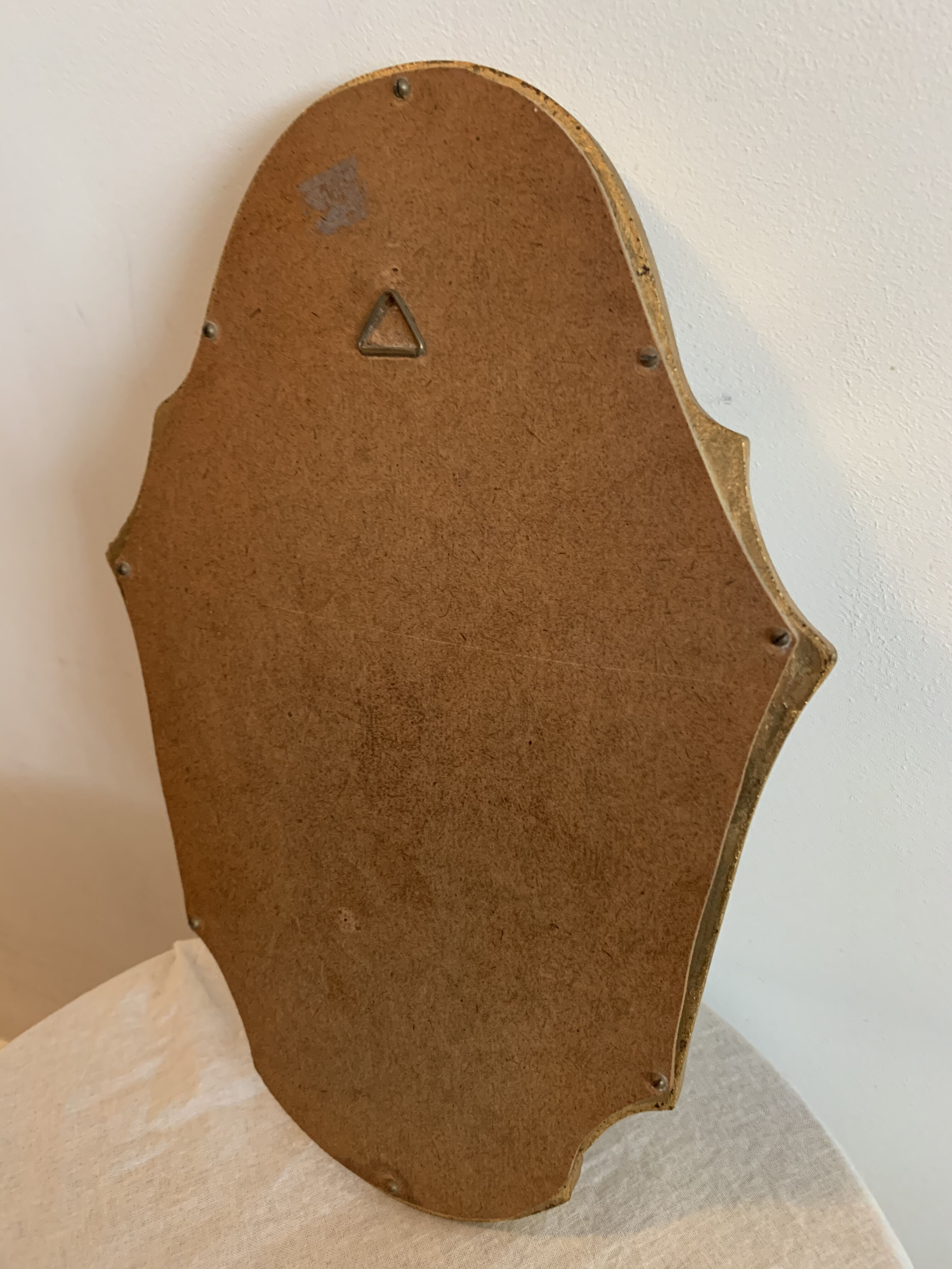 Golden mirror - 33x22cm