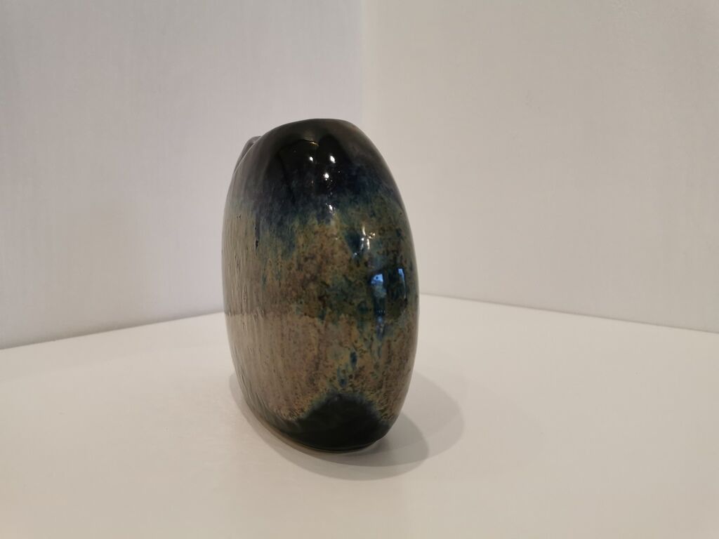 Vase West Germany BAY, 70s glazed ceramic