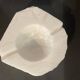 Polished and raw marble ashtray