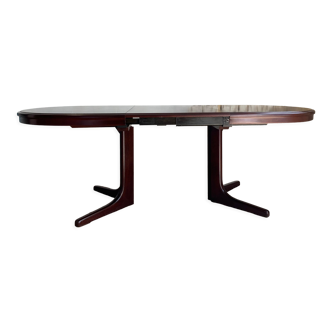 Extendable table from the german manufacturer kondor mobel fabric from the 70s