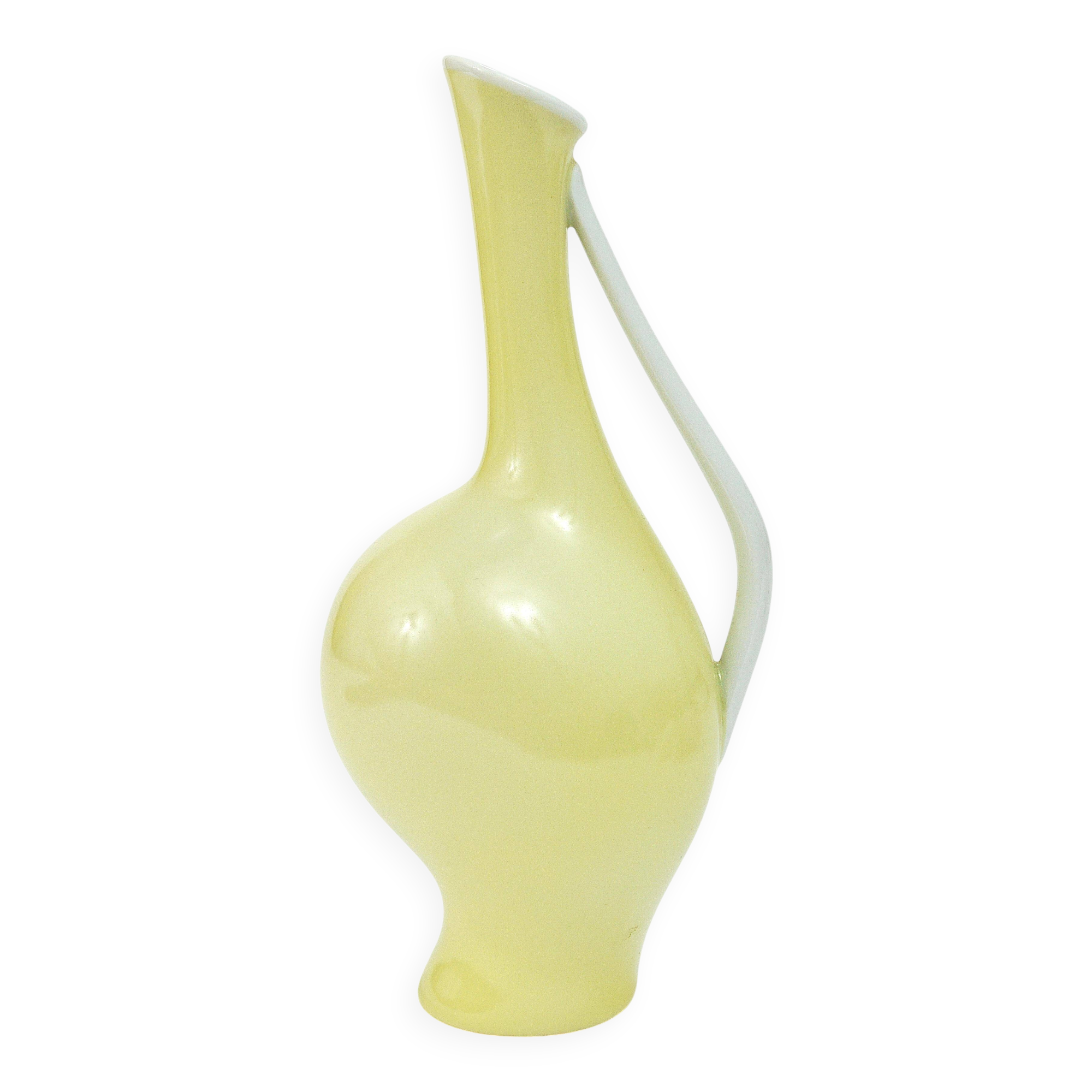 3 vases en porcelaine pastel "Luise" du milieu du siècle, Fritz Heidenreich, allemand