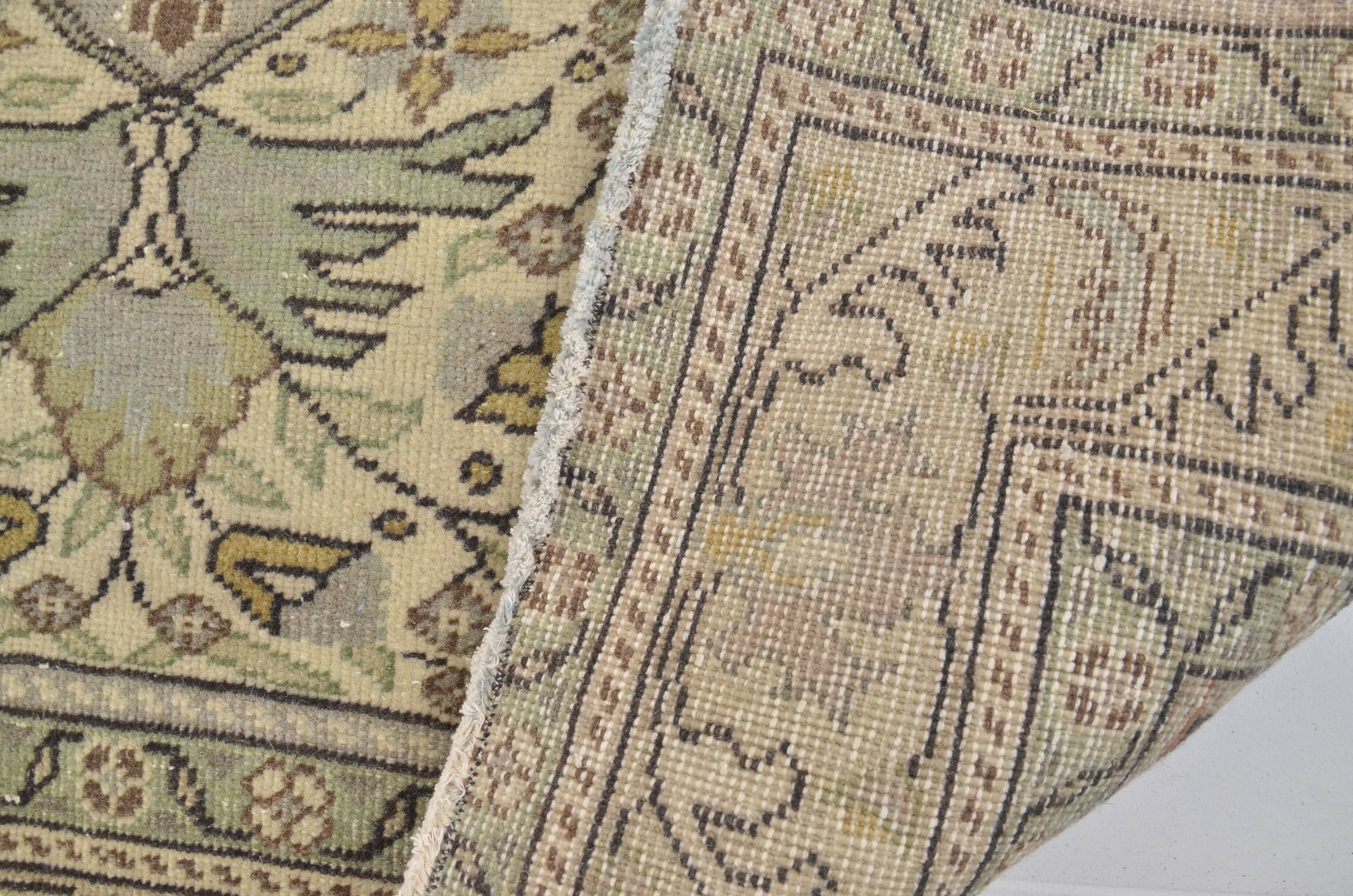 Geometric Anatolian Green Rug sku 1174