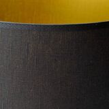 Jasba "Cortina" ceramic table lamp with crackled glaze, mid-century style, 1950s.