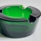 ASH TRAY Green Glass Vintage