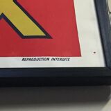 Poster linen original litho "Claim a coward" Henry Le Monnier 1925