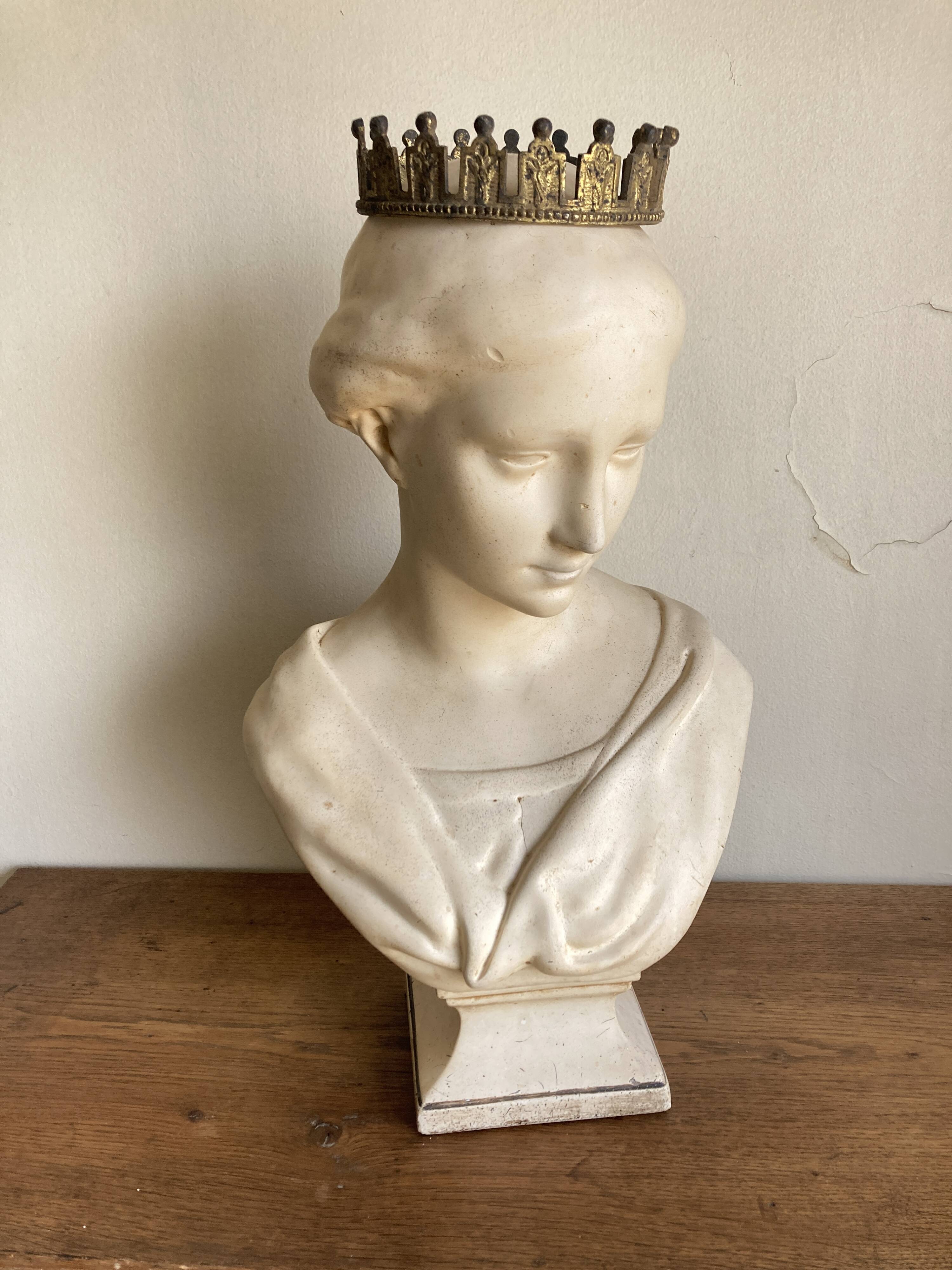 Plaster head known as Wicar, Renaissance Italy 17th century, Louvre Museum