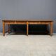 Grande table à draperie en bois antique