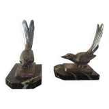 Art Deco Pair of Bookends signed M. Frécourt.