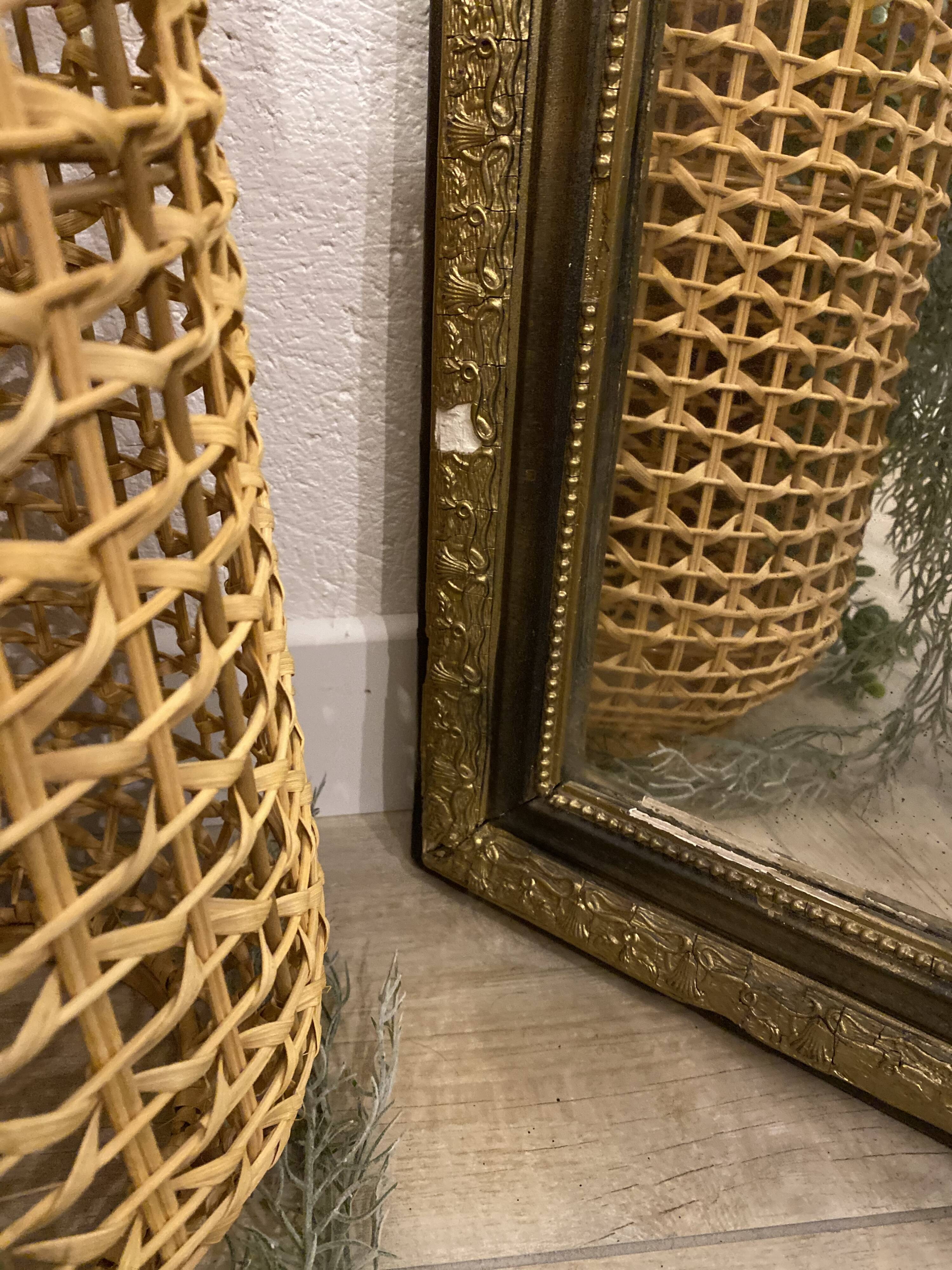 Miroir de style "Louis Philippe" - 58x43cm