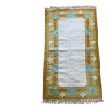 Tapis en laine suédoise tissé à plat Kilim Rölakan signé Ae années 1960