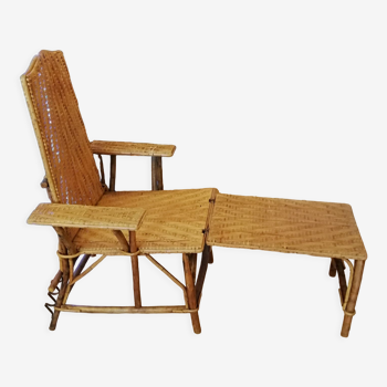 Rattan lounge chair 1920