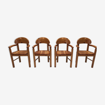 Lot de 4 fauteuils par Rainer Daumiller pour Hirtshals Savvaerk 1980