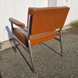 1960s Skaï armchair, M.Baughman
