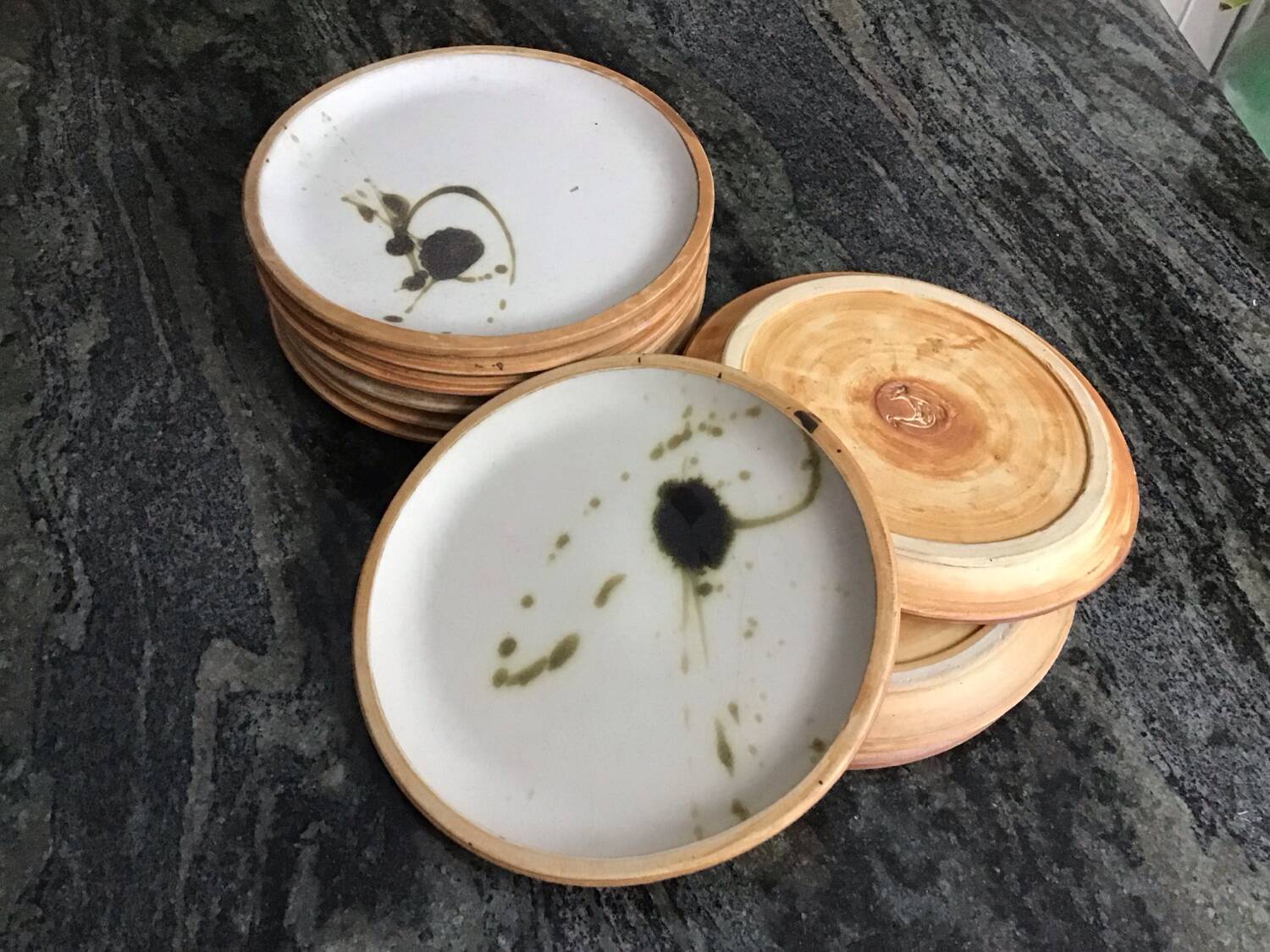 10 Vintage Plates from Gres de la Colombe