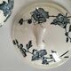 Lion Soup Tureen – Blue-grey Hollyhocks 1890-1920