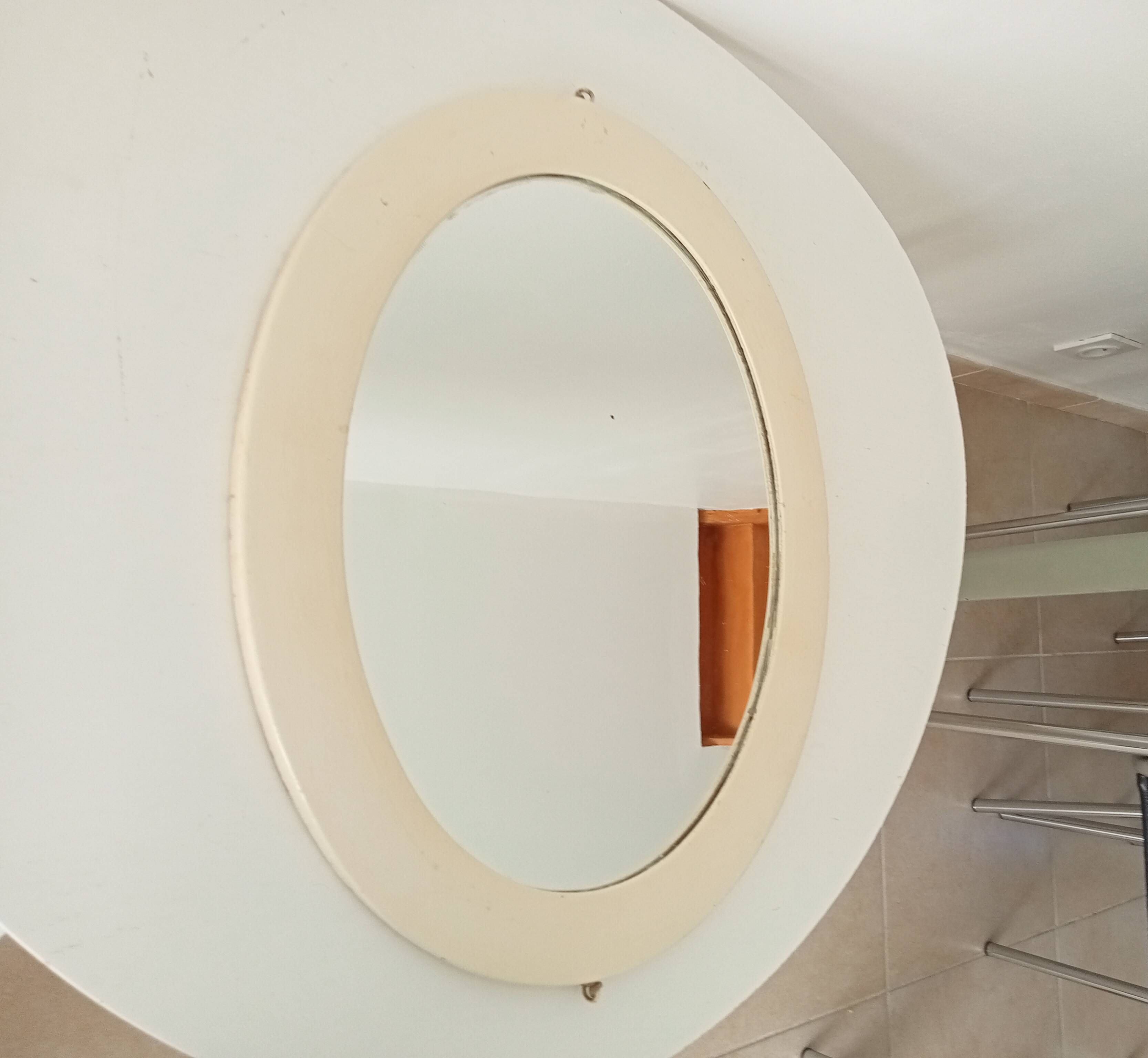 Antique oval mirror from the early 20th century 47*37