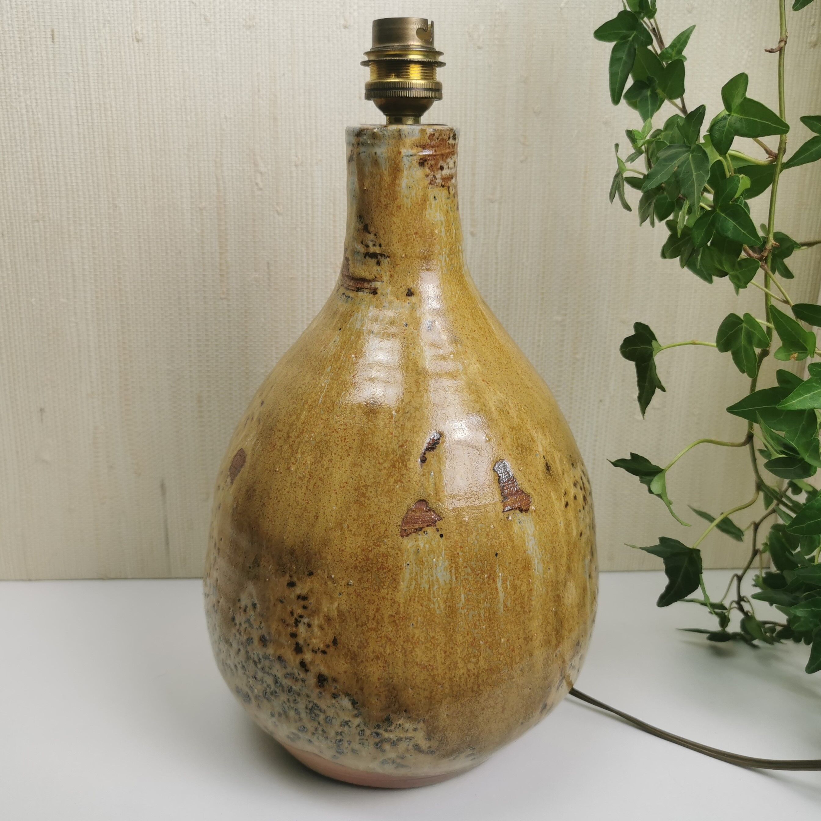 Ceramic lamp foot 70's