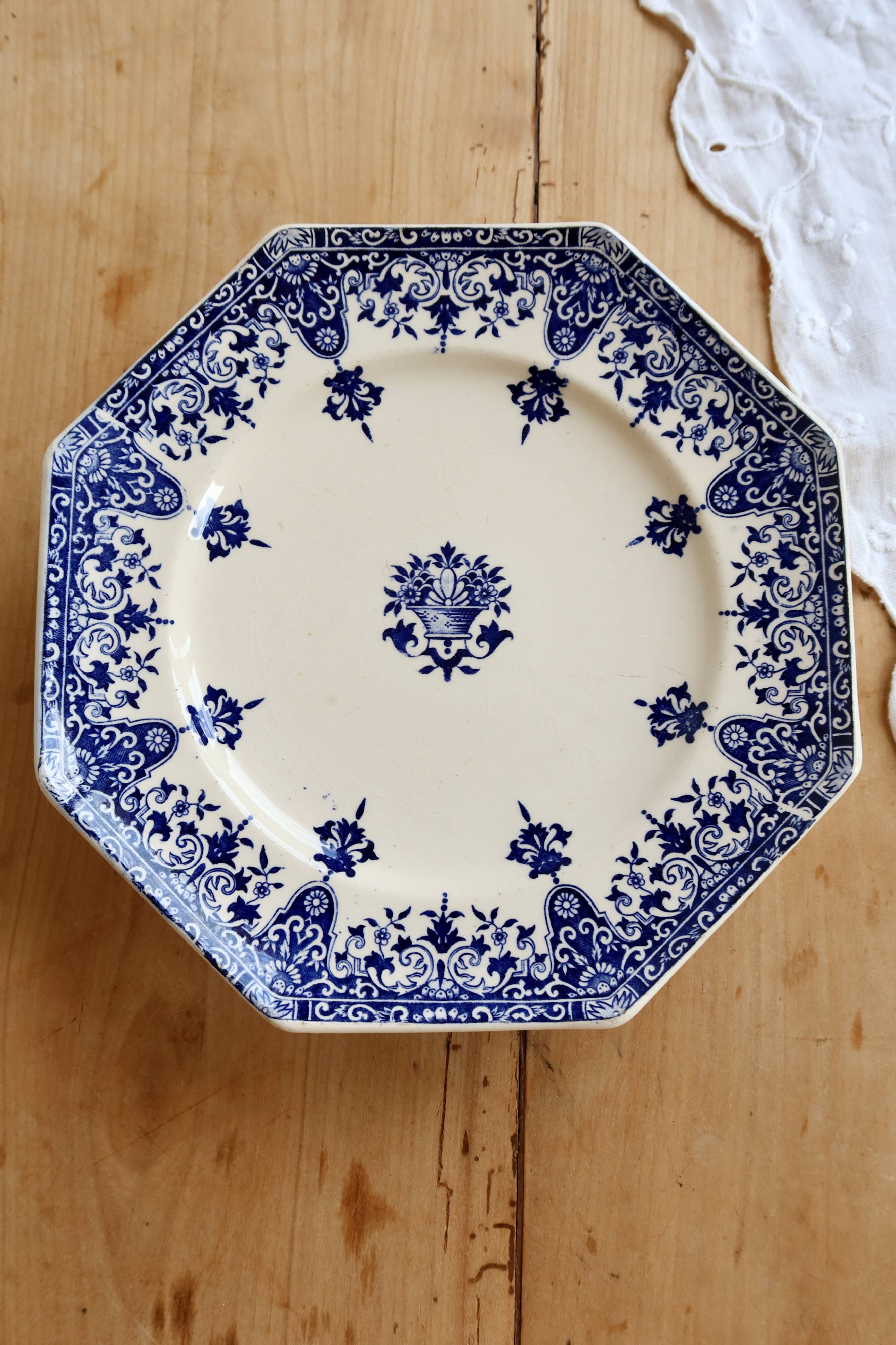 Low iron compote dish Longchamp Rouen 19th century