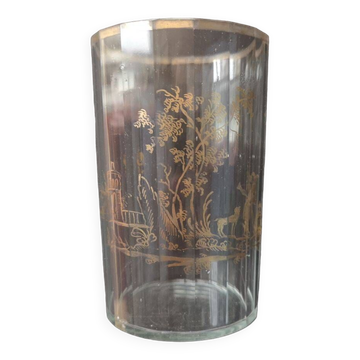 High crystal and gilding glass - Late 18th century early 19th