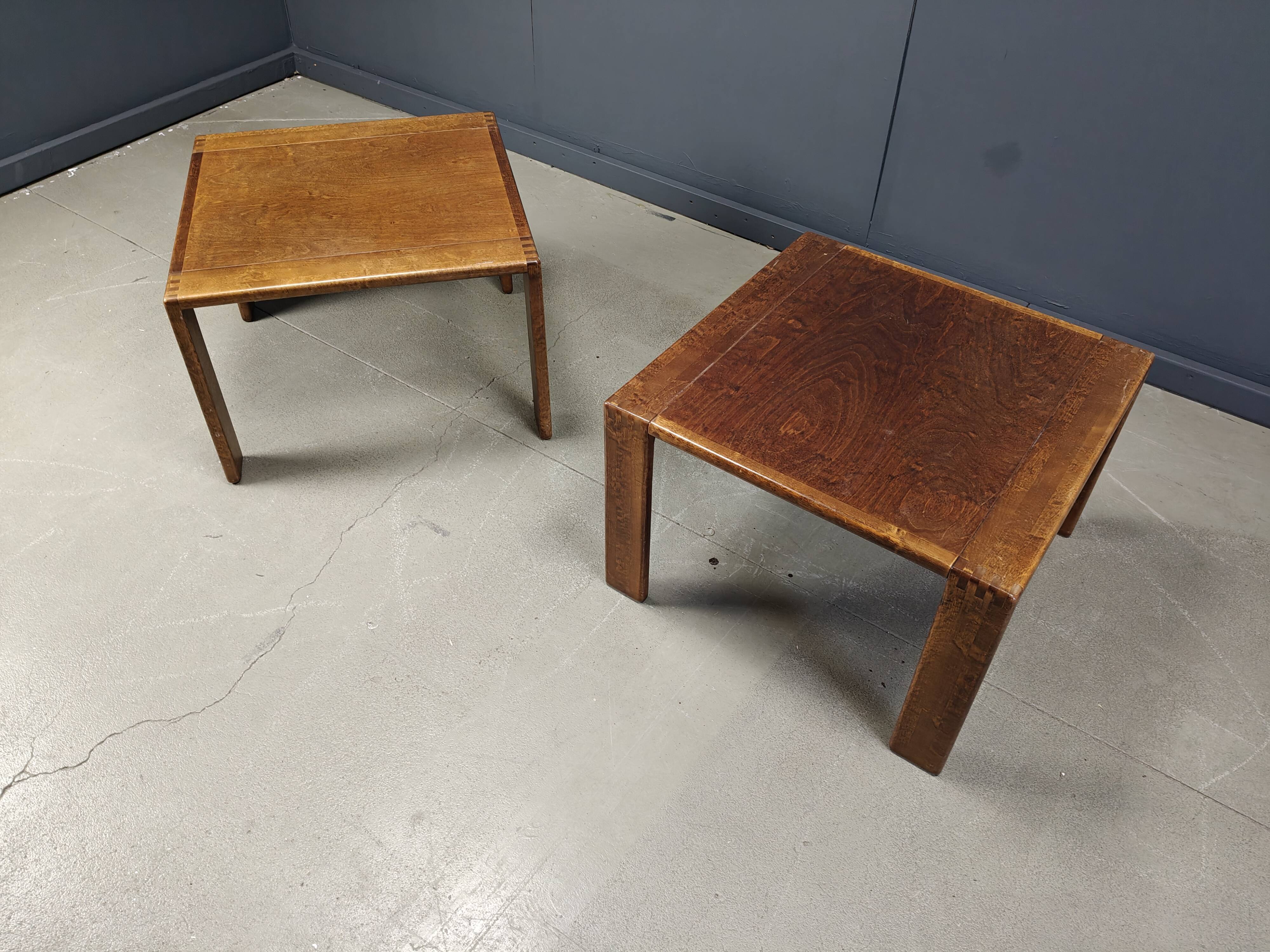 Paire de tables basses Bonanza par Asko, Finlande, 1960