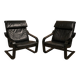 Pair of Poäng Armchairs / N. Nakamura