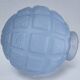 Art Deco ceiling light, blue glass, 1920s