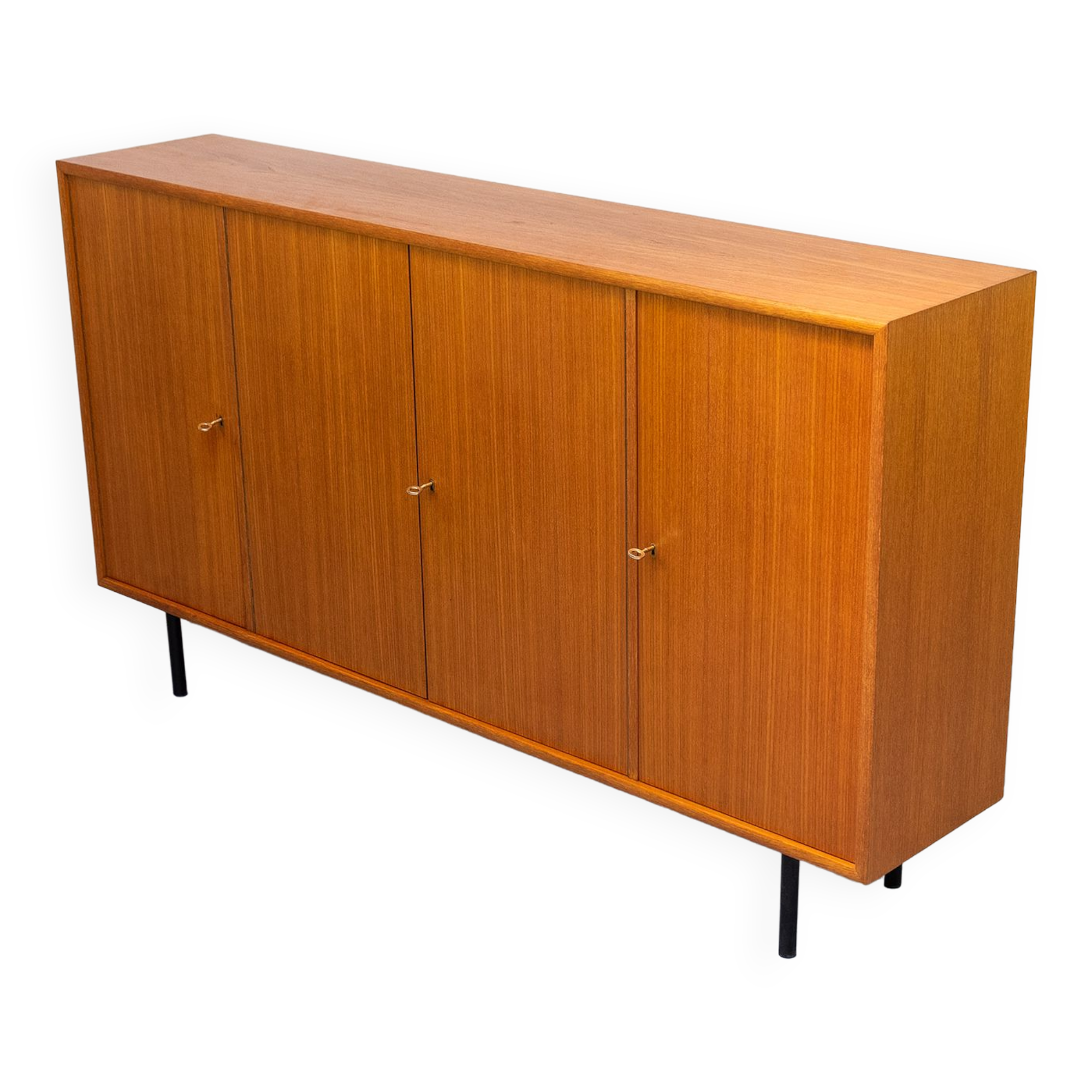 Vintage Teak Highboard by WK Möbel, 1960s