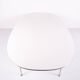 Super Ellipse dining table - Model B614 - white laminate - Piet Hein, Bruno Mathsson & Arne Jacobsen - Fritz Hansen