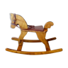 Vintage rocking horse made of wood