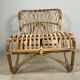 Chair rattan peacock