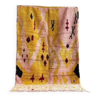 Moroccan Boujad rug in wool, Morocco, 1990