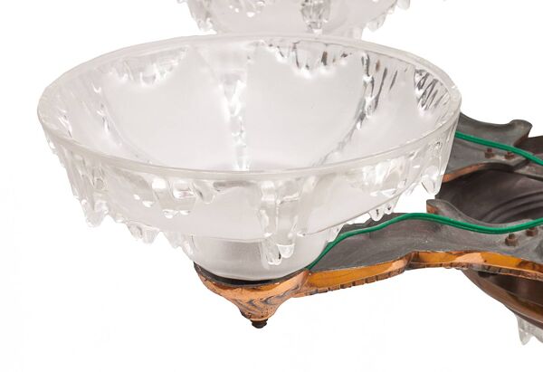 Lustre art déco ezan 6 feux