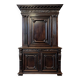 Important Renaissance Style Walnut Cabinet