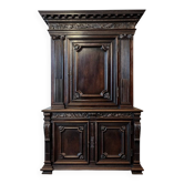 Important Renaissance Style Walnut Cabinet