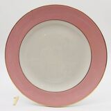 6 Flat Plates Stamped “L'Amandinoise”.