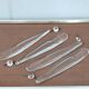Set of 4 vintage Murano teardrop glass wall sconces 1980s