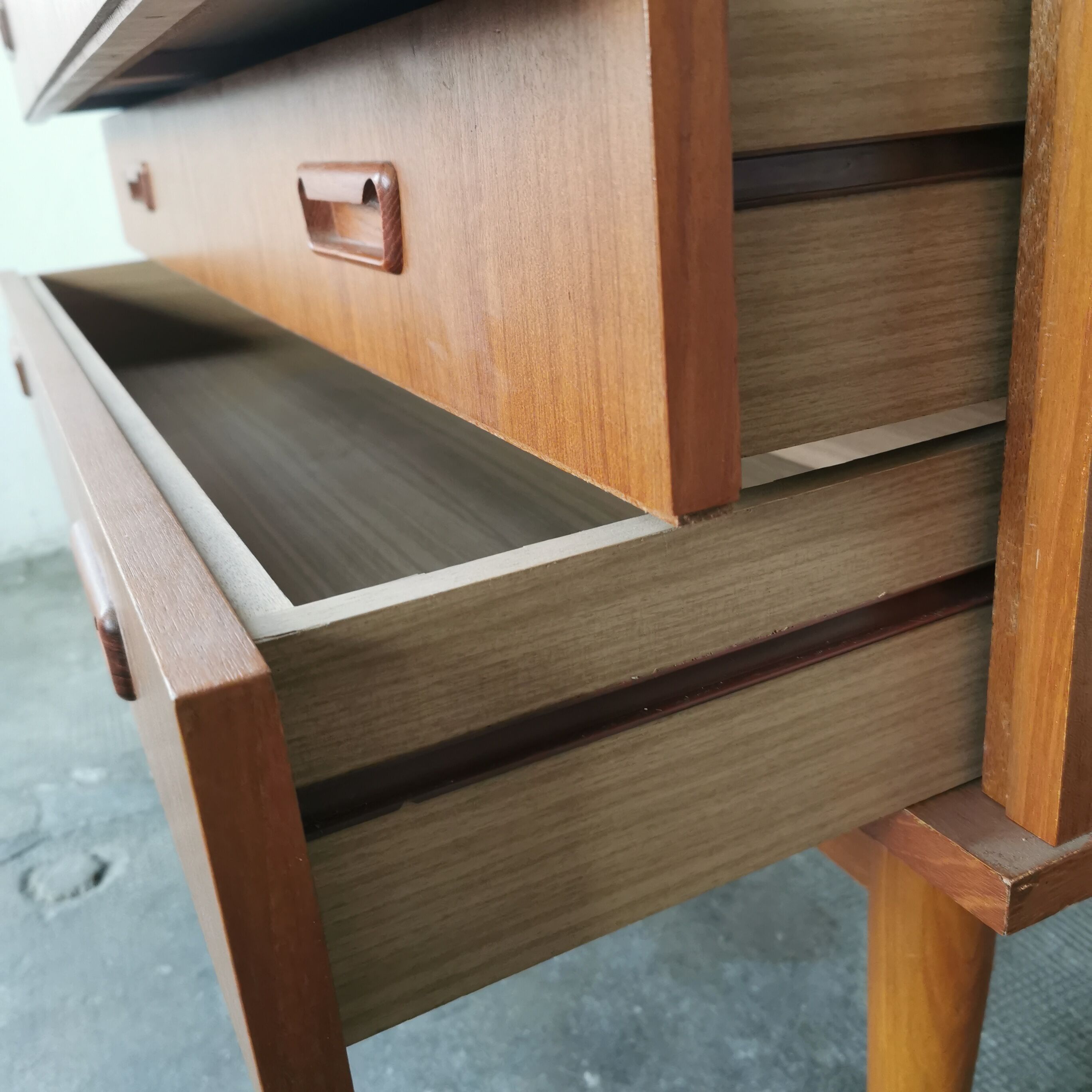 Scandinavian teak chest of drawers 1970