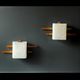 Pair of Scandinavian wall lights