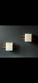 Pair of Scandinavian wall lights